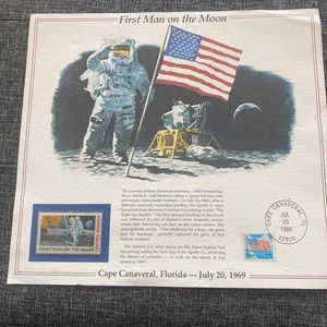 COPY - First Man on the Moon Cape Canaveral July 20, 1969 USPS first day cover